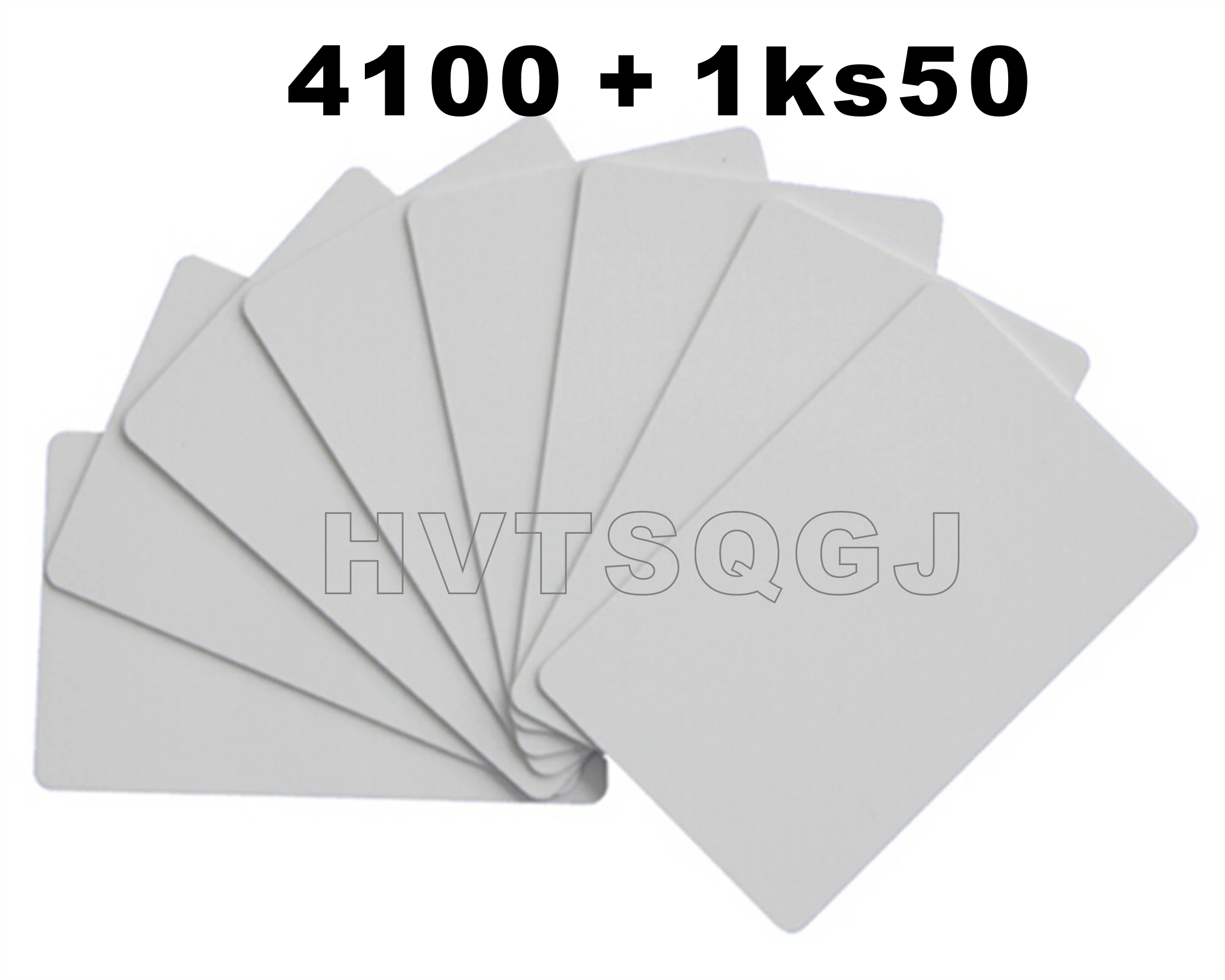 100 шт. Двухчастотная RFID карта 13 56 МГц + 125 кГц бесконтактная смарт-карта NFC 0 8 мм