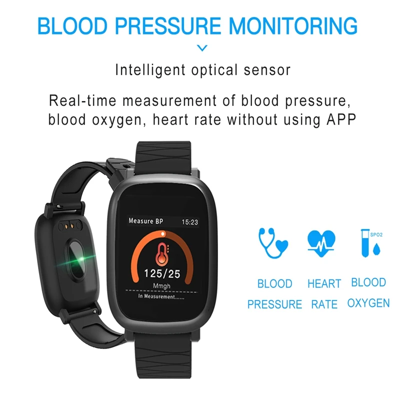 Hangrui M30 Smart Bracelet 1.3 inch Color Screen Wristband Fitness Tracker Heart Rate Waterproof Sport | Электроника