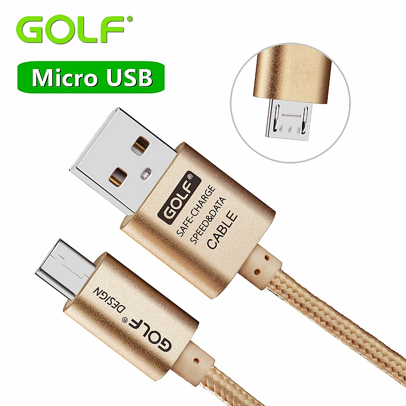 Оригинальный Гольф 25 см 1 м 1.5 2 3 металлический Плетеный USB синхронизации данных