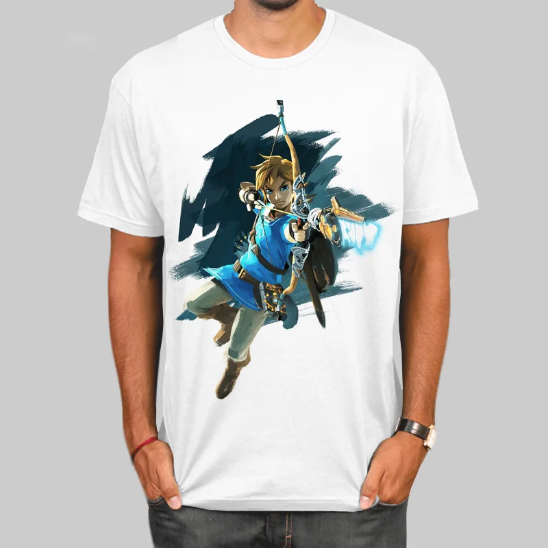 Новая футболка для мужчин легенда о Зельде Мужская triforce хит продаж Triforce Skyward Sword