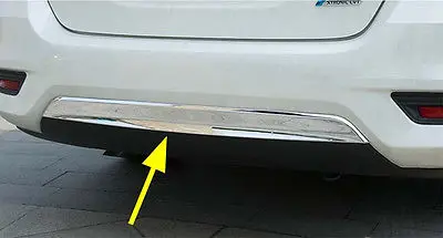 

Rear Guard Protector Cover Trim for Nissan Sentra Sylphy Chrome Strip 2016 2017