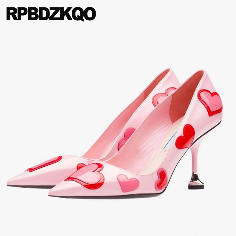 Туфли лодочки женские с острым носком на высоком каблуке 9/40/2021|high heels|pumps pointed toepink