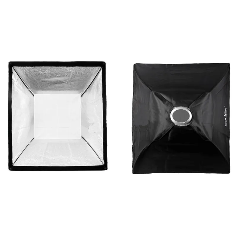 Godox 2" x 24" 60*60 см софтбокс отражающий мягкий коробчатый диффузор с креплением Bowens для профессиональной фотостудии стробоскопическая вспышка