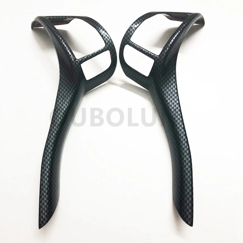 OUBOLUN для Nissan qashqai j11 Teana ABS углеродное волокно вид на руль кнопка включения крышки наклейки аксессуары отделка
