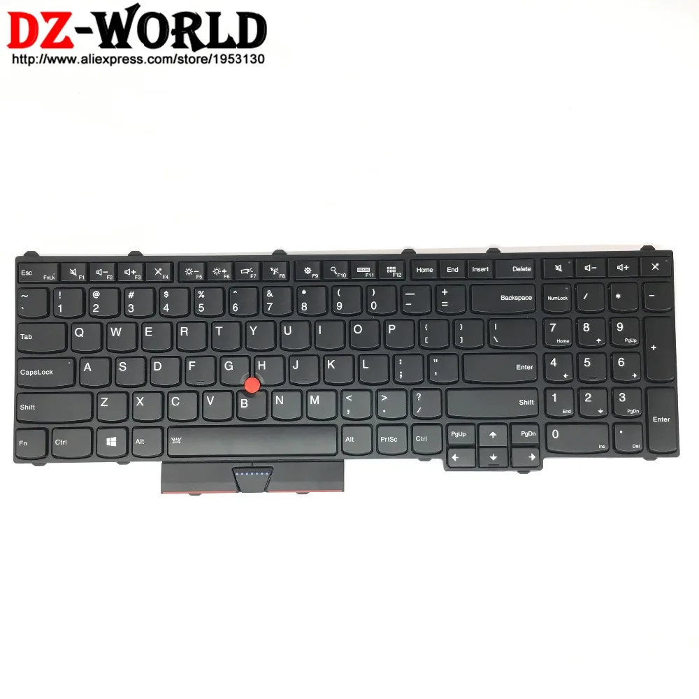 Новая Оригинальная английская клавиатура с подсветкой для Lenovo Thinkpad P70 P50