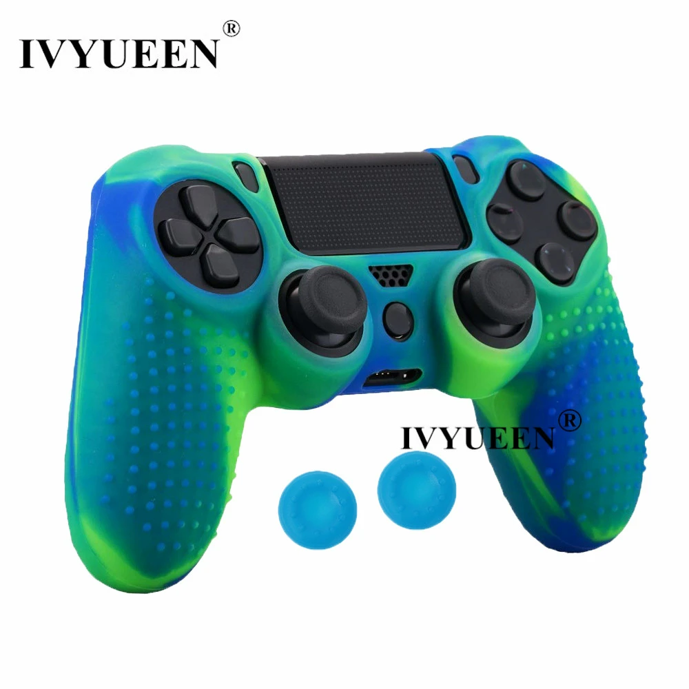 Силиконовый чехол IVYUEEN для PlayStation 4 Dualshock PS4 Pro тонкий с джойстиками