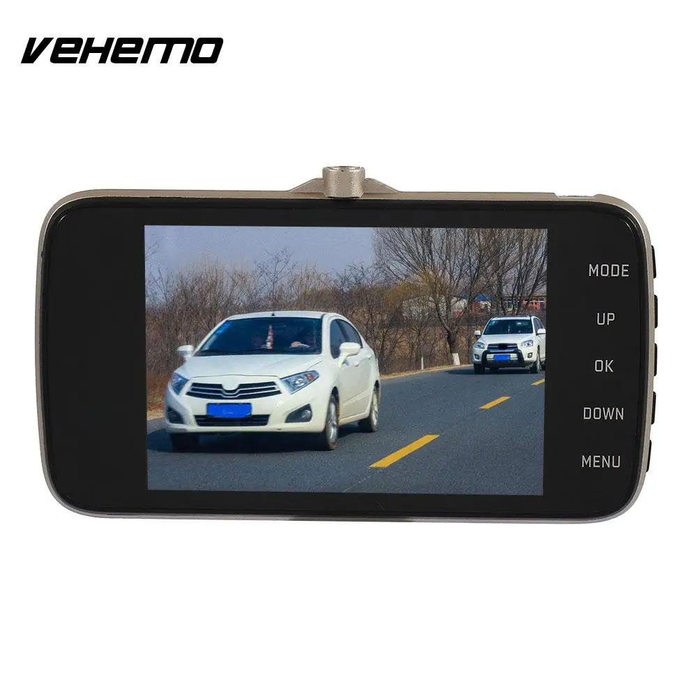 Vehemo LTPS 1080 P видеорегистратор GSensor Автомобильный прочный для вождения рекордер