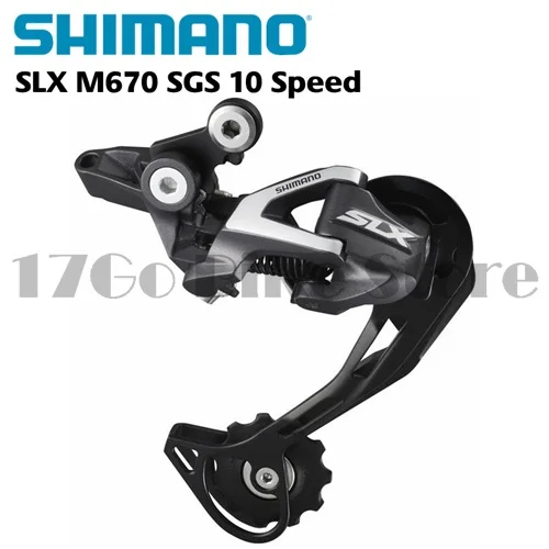 Shimano SLX RD M670 SGS тень задний переключатель длинный 10 скорость производительности