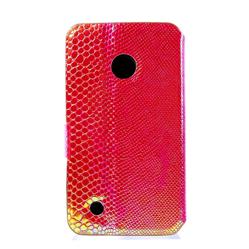 Чехол кошелек для Nokia N530 кожаный чехол накладка со змеиным рисунком Lumia 530 чехлы