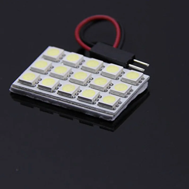 6 шт. Белый T10 15 smd 5050 Светодиодная автомобильная лампа для чтения салона