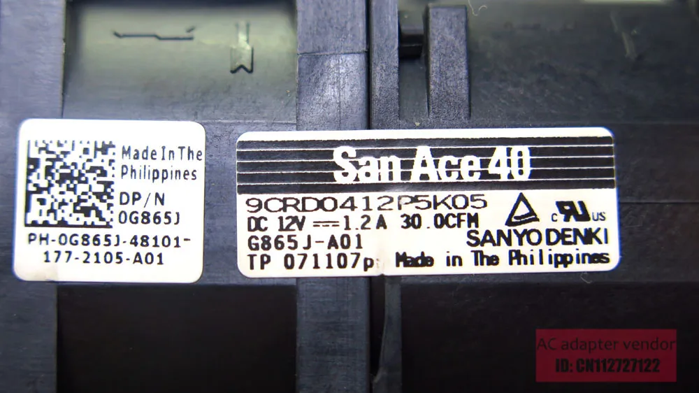 Для DELL PowerEdge R410/R415 серверный вентилятор ЦП охлаждающий G865J|cooling fan|cpu coolingfan cooling |