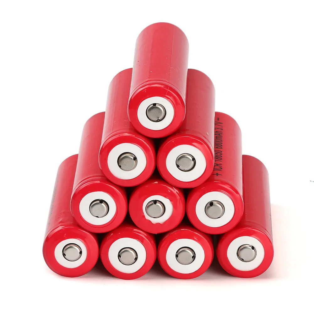 3 7 V 6800mAH литий ионная аккумуляторная батарея 18650 для фонарика портативные