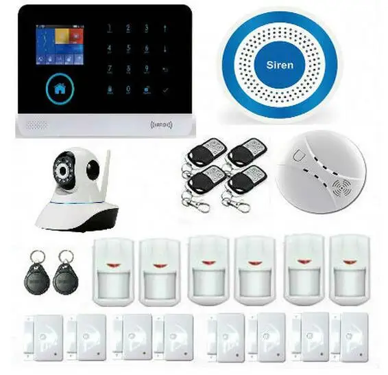 DZX безопасность 3G сигнализация WIFI приложение WCDMA/CDMA Alarme с HD сетевая камера