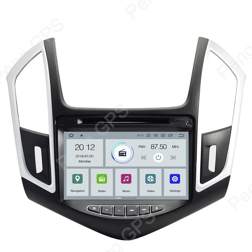 2 Din CD DVD плеер Android 9,0 Автомагнитола для Chevrolet Cruze 2012 2013 gps навигация ips экран 1080P головное устройство