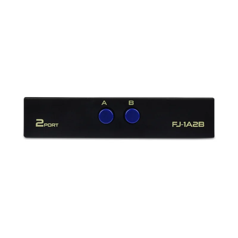 2 порта USB 0 коробка с ручным переключателем для компьютеров совместного