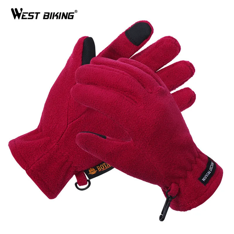 Зимние флисовые велосипедные перчатки с сенсорным экраном|bike cycling gloves|bike glovescycling