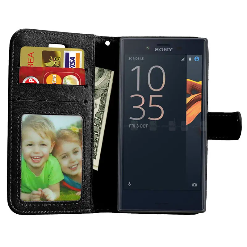 Чехол для Sony Xperia X Compact чехол чехол-бумажник из искусственной кожи телефона F5321