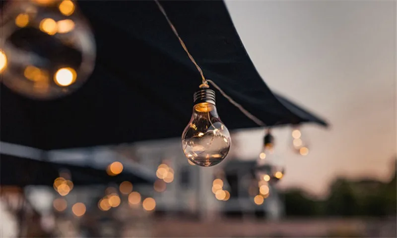 4 м 10Led Ретро медная проволочная гирлянда, праздничная лампа, теплый белый Сказочный гирляндовый светильник для вечерние, свадебные, Декор, гирлянда, светильник s