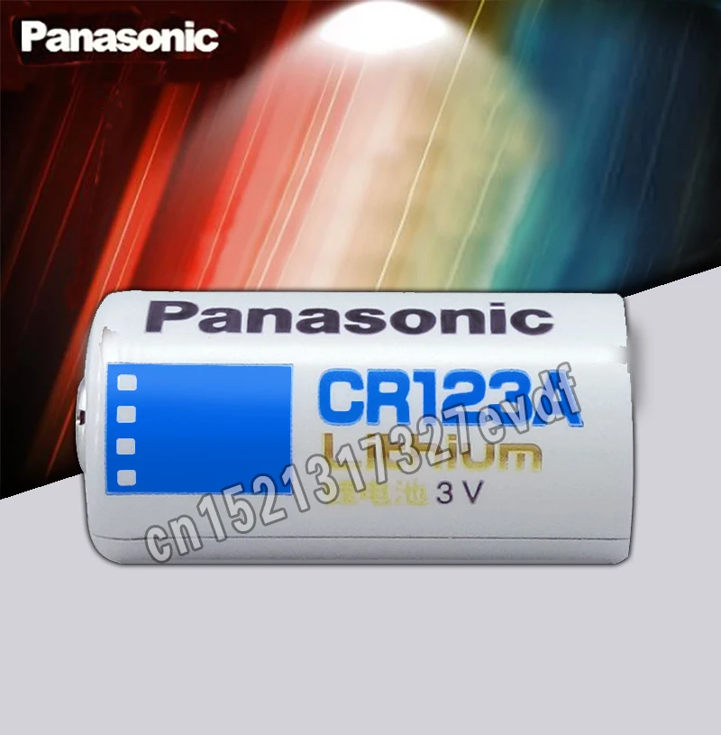 2pack/lot New Original Panasonic CR123A CR17345 3V Lithium Battery Camera Non-rechargeable Batteries Free Shipping