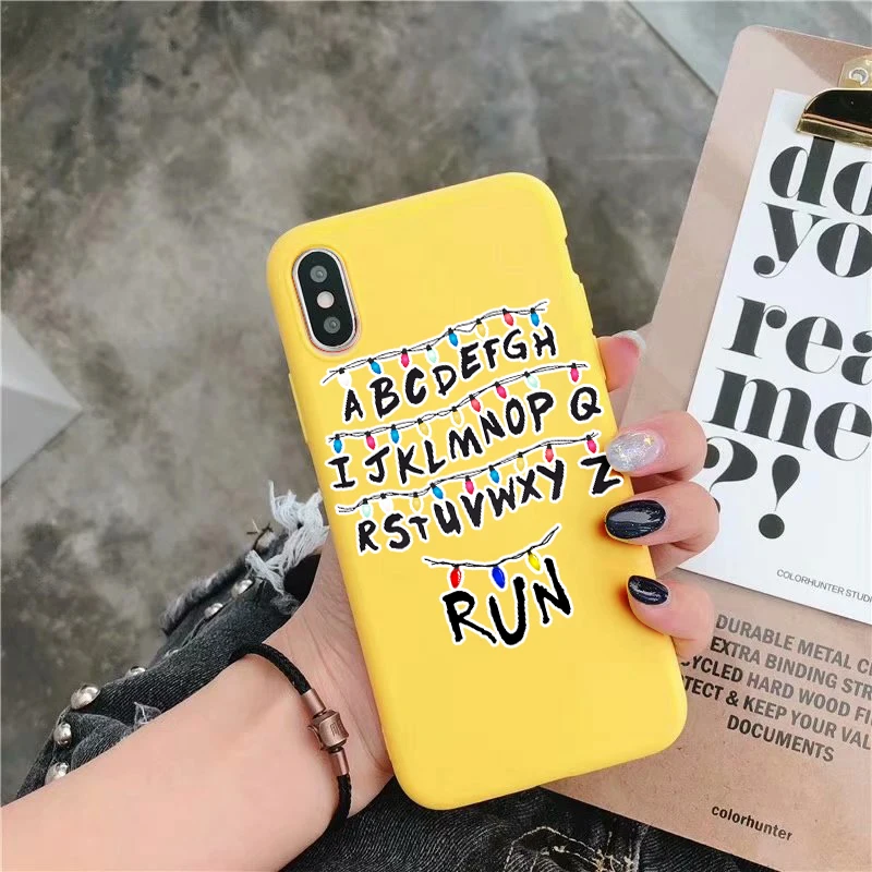 Y-5807 Необычные вещи чехол для телефона iPhone X XR XS MAX 6 7 8 plus 6s TPU Мягкий силиконовый карамельный цвет чехол - Цвет: Y-5807