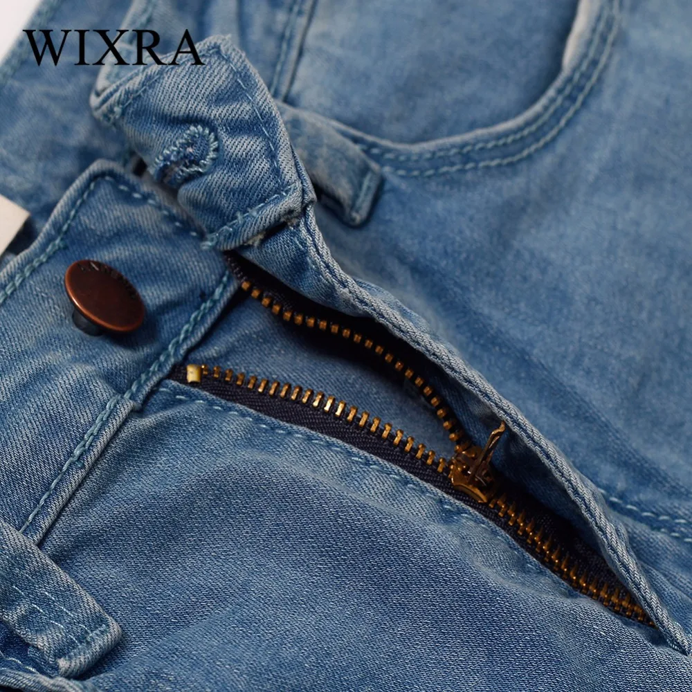 WIXRA базовые джинсы, женские модные джинсы-карандаш, повседневные джинсы, Стрейчевые обтягивающие джинсы, женские винтажные джинсы со средней талией, женские узкие брюки