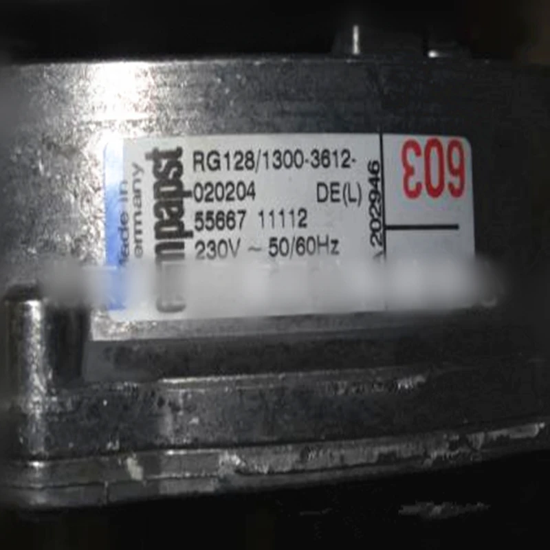 Оригинальный немецкий центробежный вентилятор ebmpapst RG128/1300 3612 030206 EC 67 Вт 230