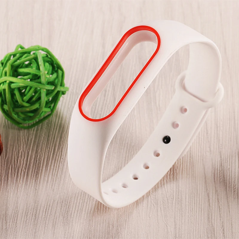 Torntisc двойной цвет ремешок для Xiaomi mi band 2 сменный смарт браслета браслет умные