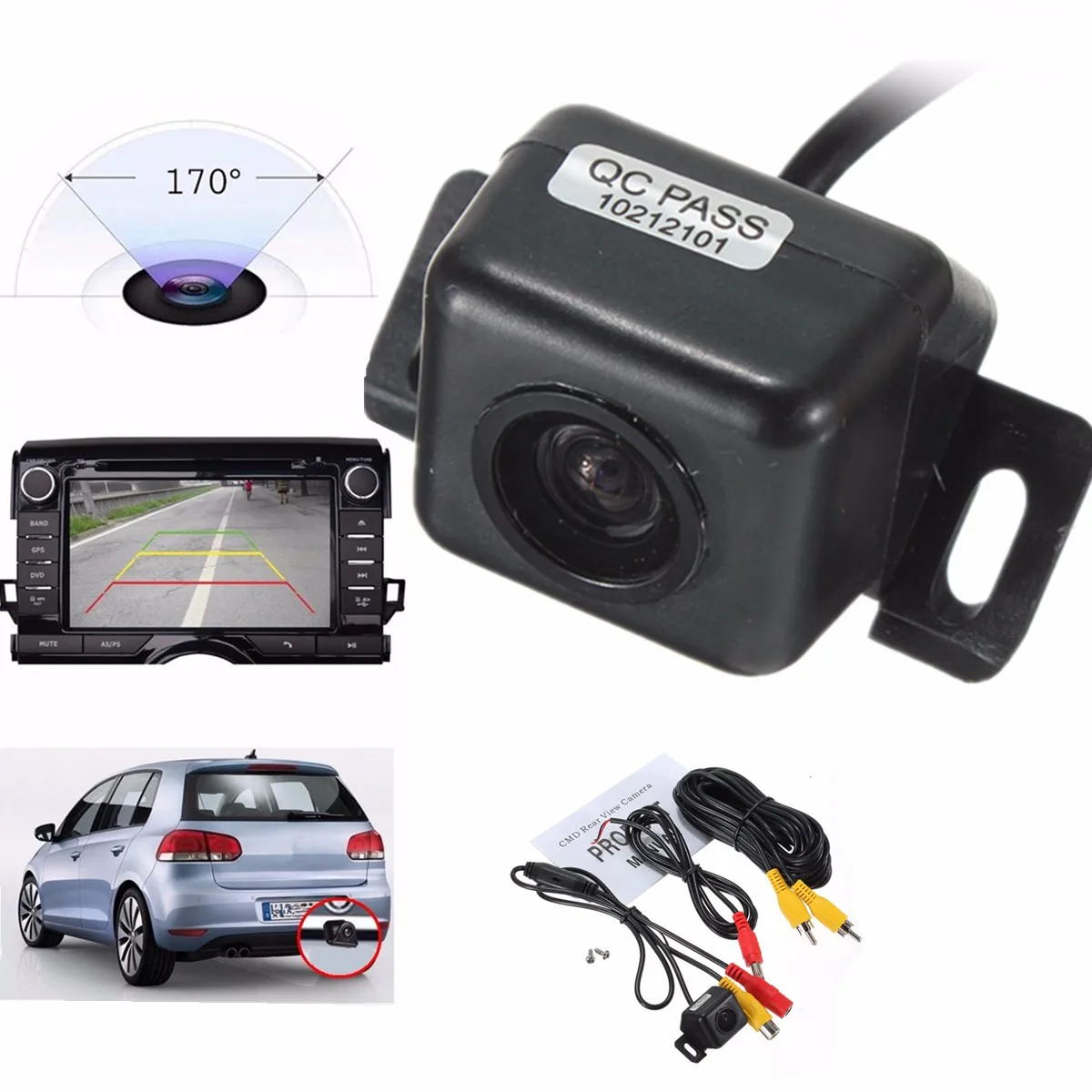 Видеокабель 1 шт. кабель питания руководство пользователя камера заднего вида и 2