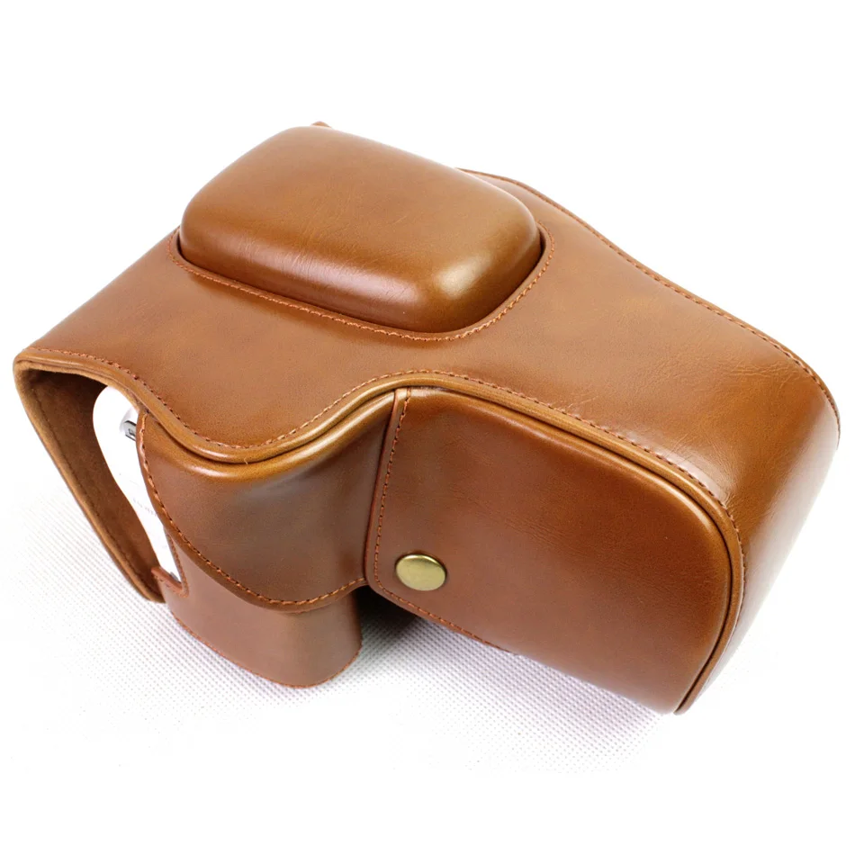 Black/Brown/Coffe/White High Quality PU Leather Camera Case Bag Cover For Canon EOS 200D With Storage Bottom Opening | Электроника