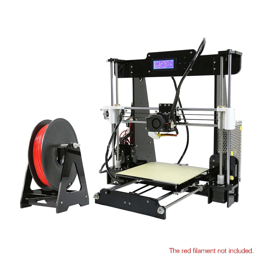 3d принтер Anet A8 Высокоточный настольный 3d принтер DIY наборы i3 MK8 экструдер насадка ЖК-экран с 8 Гб SD картой