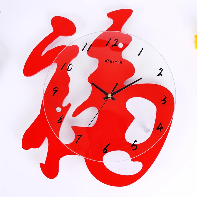 Chinese super mute watch clock &quotpersonality fashion New Year decoration bedroom living room wall watches Decoration | Дом и сад
