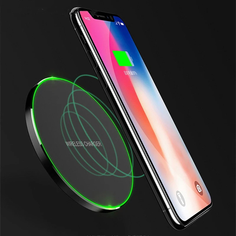 Беспроводное зарядное устройство для iPhone X/8 Plus 10 Вт Qi быстрая Беспроводная
