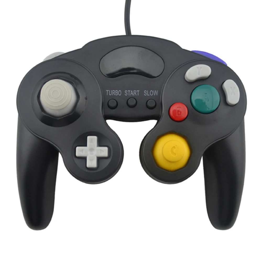 Wired game controller Joystick Shock Vibration Joystick Game Pad Joypad Control for  N G C Video Game