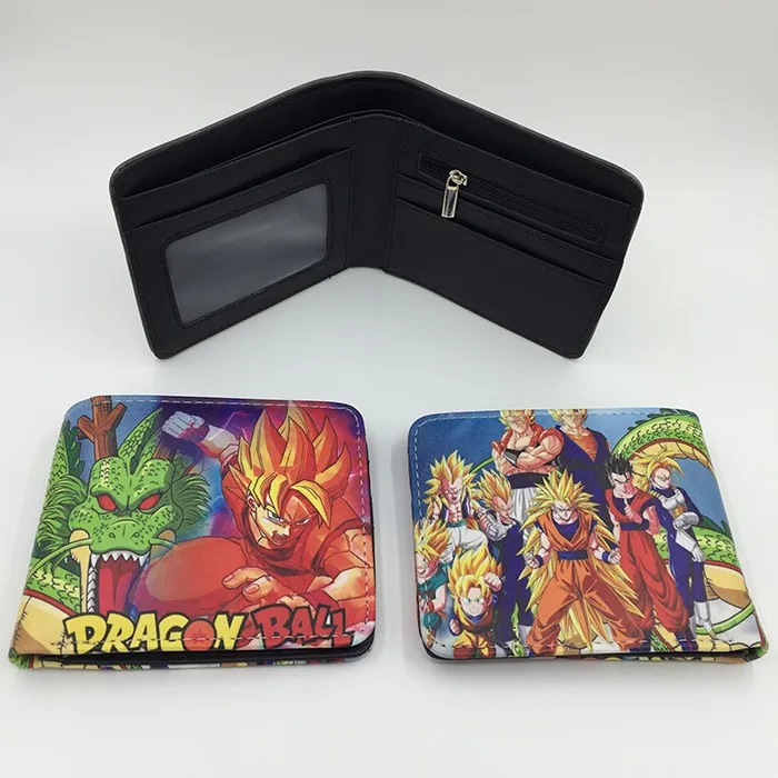 Новинка, модный кошелек Dragon Ball Z, японский аниме, Сон Гоку, генки, дама, шэнрон, мультяшный кошелек, кошелек, короткий кошелек для мужчин и женщин