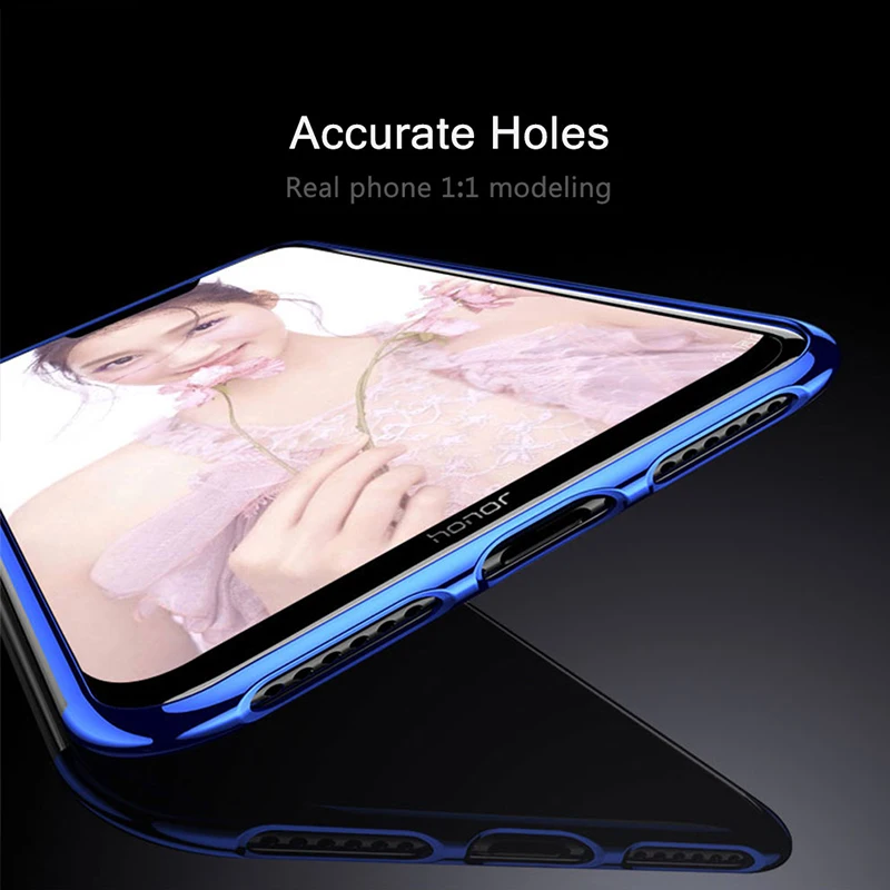 Чехол-бампер для Huawei Mate 20 Lite Роскошный прозрачный чехол из ТПУ с силиконовым