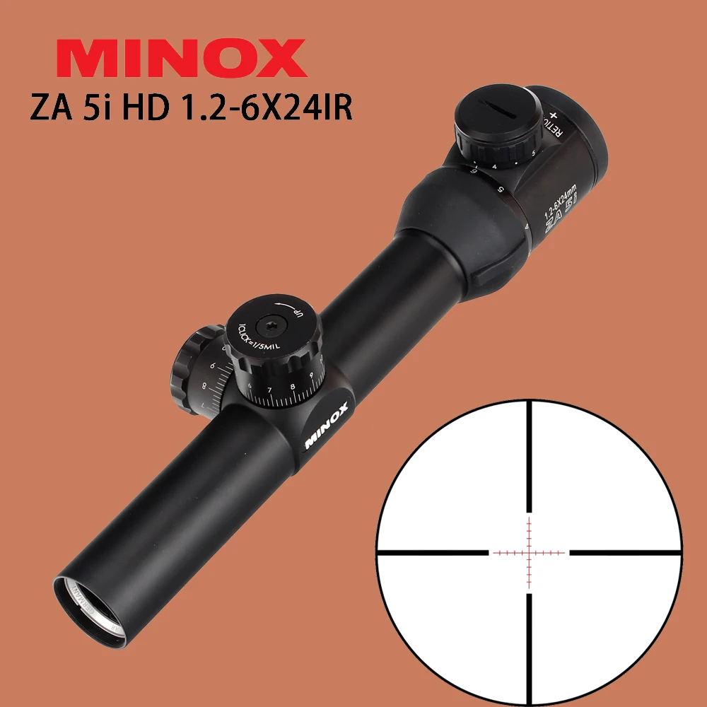 MINOX ZA 5i HD 1 2 6X24 E ИК охотничий прицел со стеклянной гравировкой тактический