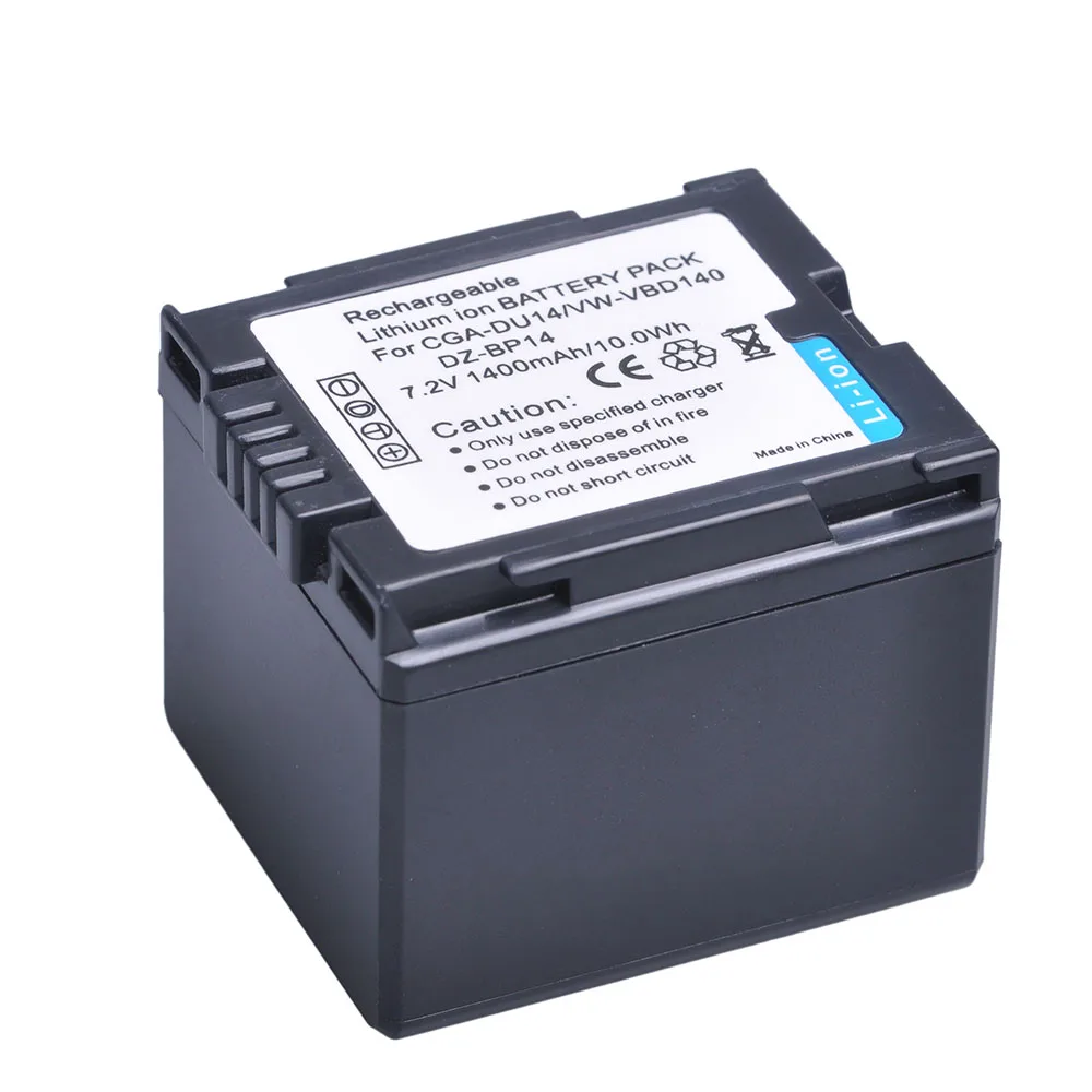 Batmax 4 шт. CGA-DU14 CGA DU14 Перезаряжаемые Камера Батарея для Panasonic DU06 DU07 NV-GS10 VDR-M70/M50 VW-VBD140