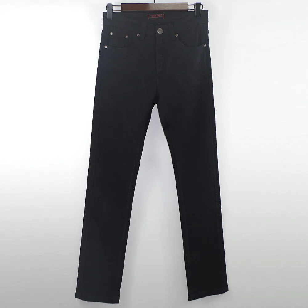 Alice & Elmer Мужская мода Slim Fit прямые джинсы летние штаны для повседневной носки