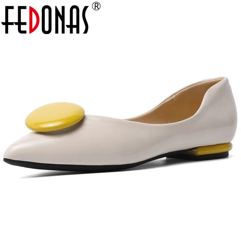 FEDONAS/2020 г. сезон весна-лето качественные женские туфли-лодочки из натуральной