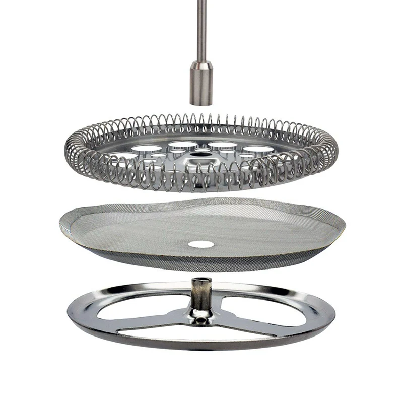 Бразильский французский пресс для кофе и чая 304 фильтр из нержавеющей стали 20