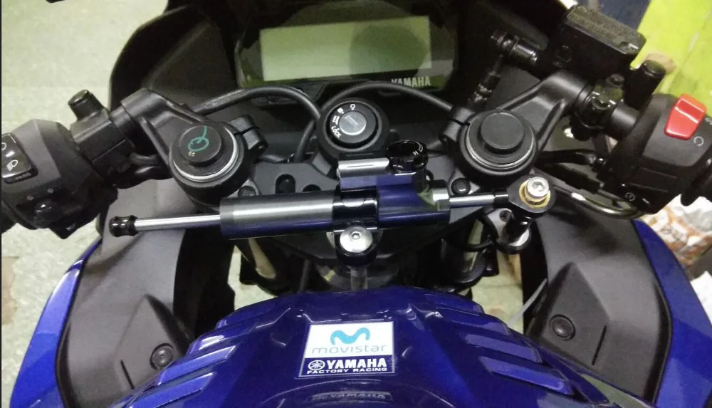 FXCNC Универсальный алюминиевый ЧПУ мотоцикл рулевой демпфер стабилизатор для