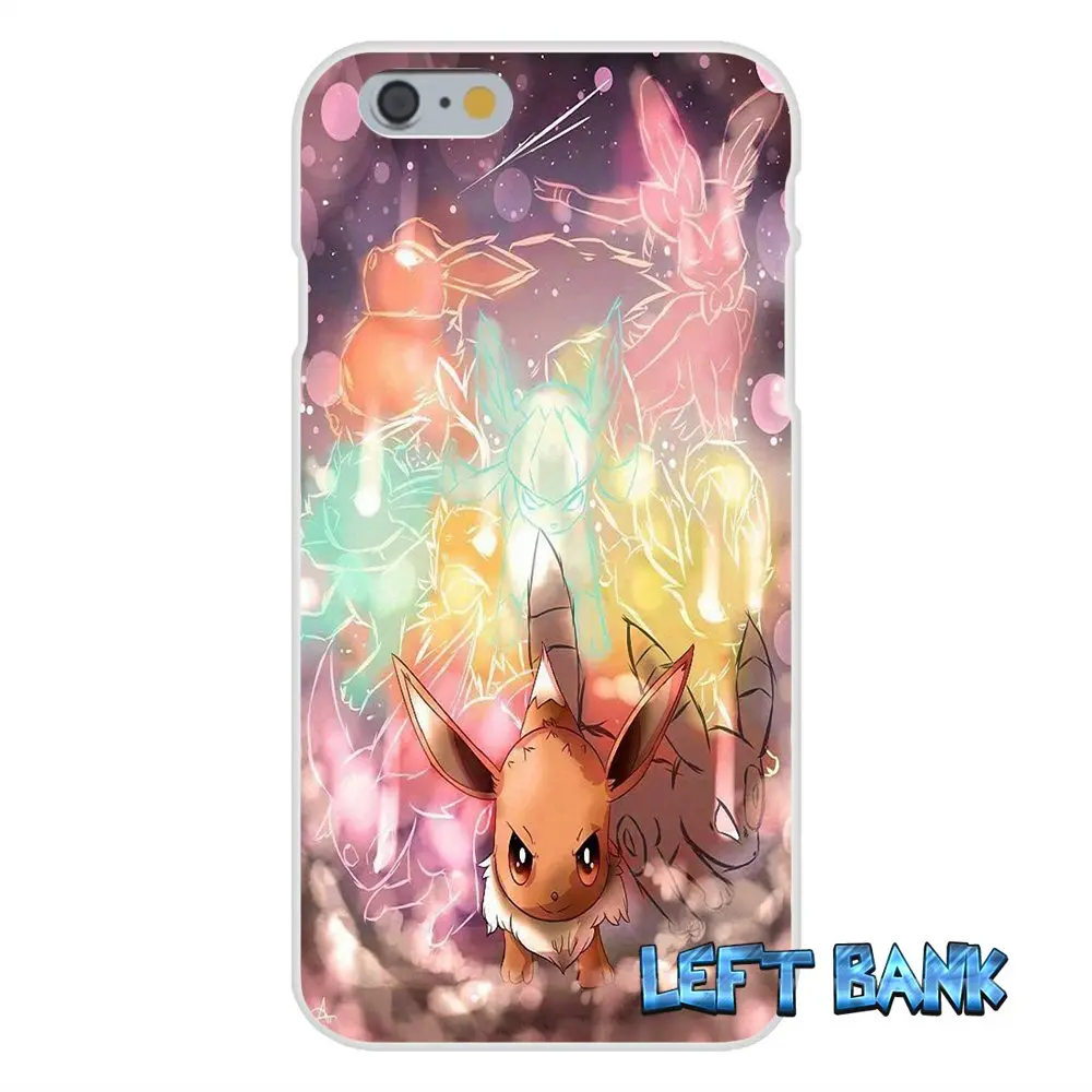 Evolution of Pokemons Мягкий Силиконовый ТПУ Прозрачный чехол для iPhone 4 4S 5 5S 5C SE 6 6S 7 Plus|case for