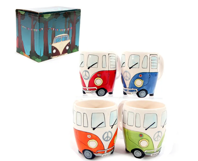 Красивая ручная роспись Ретро керамическая чашка для чая воды мультфильм