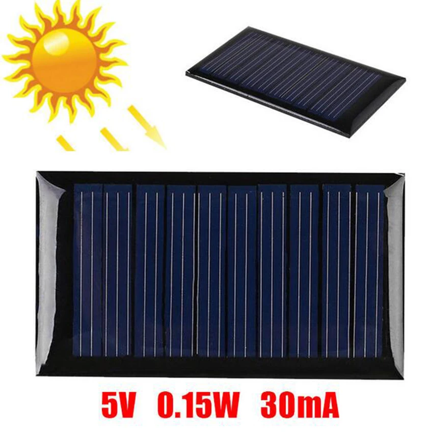 Mini 0.15W 5V Solar Panel Power System DIY Battery Cell Charger Module Portable Panneau Solaire Energy Board 53*30mm | Электроника