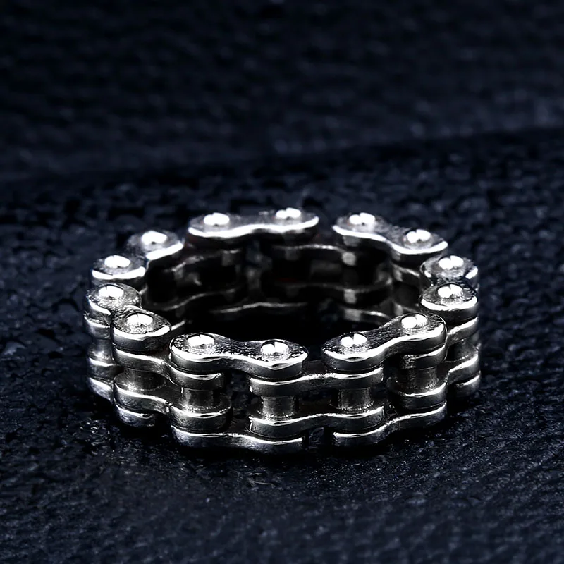 Мужское кольцо из нержавеющей стали 316l в стиле панк|biker mens ring|biker fashionbiker men |