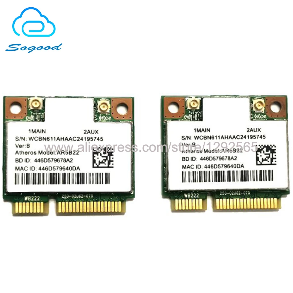 Двухдиапазонная беспроводная сетевая карта Atheros AR5B22 2 4G + 5G 300 Мбит/с USB BT 4 0 802.11A/B/G/N