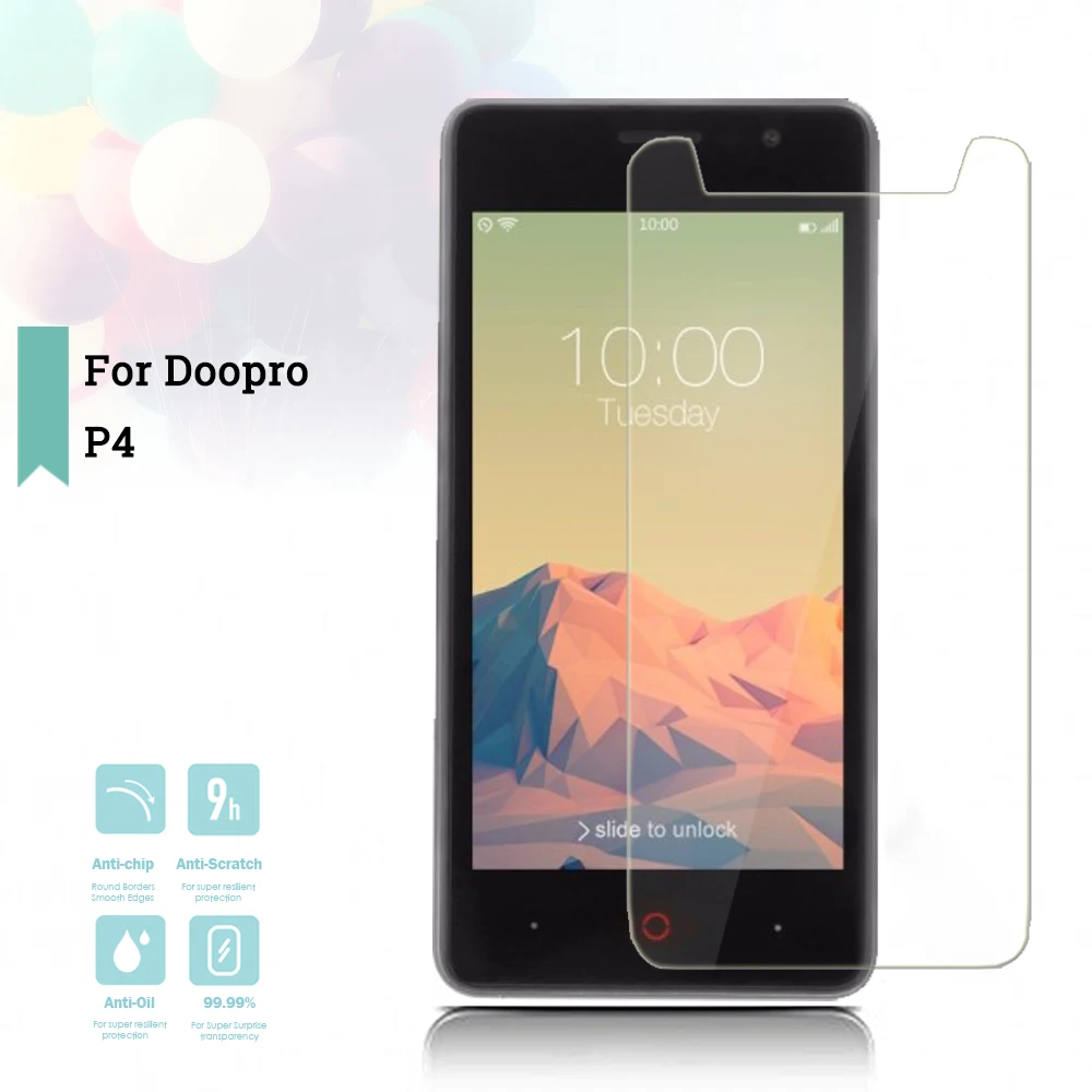 2.5D 0 26 мм ультра тонкий закаленное Стекло для doopro P4 Экран протектор фильм защитный