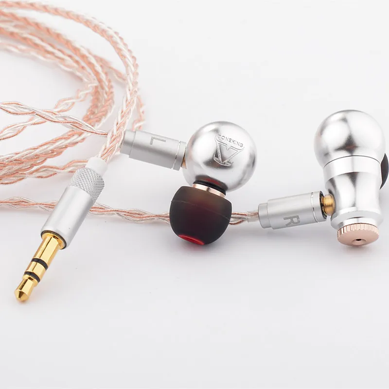 Наушники вкладыши TONEKING Nine Tail металлическая гарнитура Hi Fi с функцией поддержания