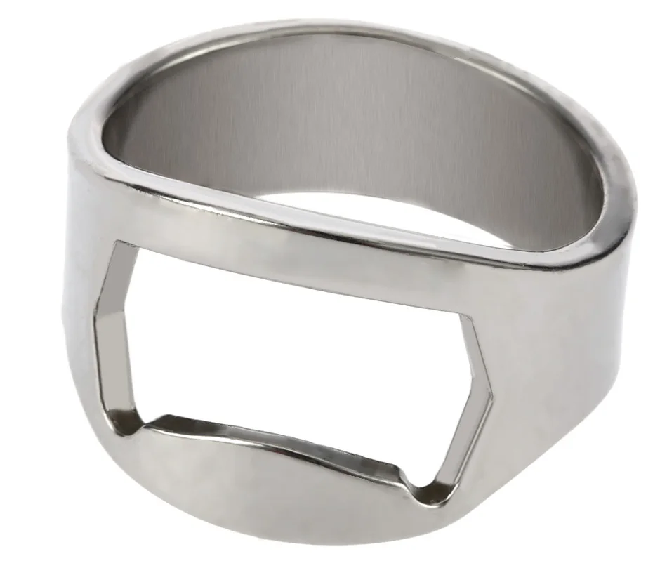 3 шт./лот креативное кольцо из нержавеющей стали открывалка для пивных бутылок