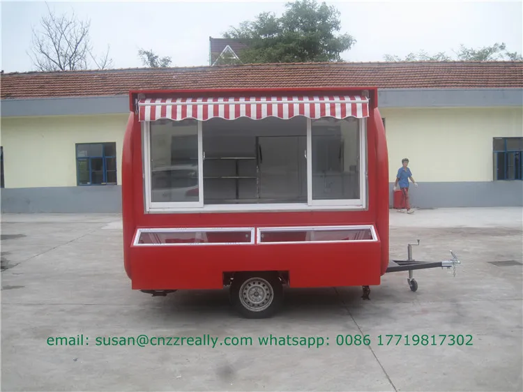 Прицеп airstream из нержавеющей стали прицеп для еды на заказ передвижной кухонный |